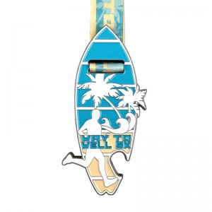 スポーツデーメダル記念メダルは、ランニングのためのスポーツメダルとリボン